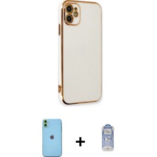 BUTİMAR'S iPhone 11 Yankı Serisi - Siyah Joko Magic 5d Cam + Yeşil Neon Fosforlu Kamera Lens