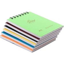 Kitabevimden Klas A7 Bloknot Spiralli Pp Kapak No:1 Kareli 60 Yaprak 24 Lü 3201 (1 Paket 24 Adet)