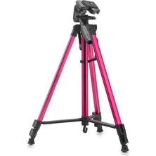 Twin Store Telefon Tripodu Ayarlanabilir Kollu 140 cm -Kırmızı HDX3366