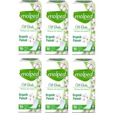 Molped Günlük Ped Pure & Soft 16'lı Ince x 6 Adet