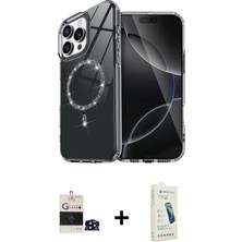 BUTİMAR'S iPhone 14 Pro Max Kıvılcım Form Prime - Şeffaf Pasifik Cam Ekran Koruyucu + Siyah Bilvis Titan Kamera Lens