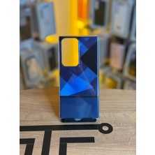 Avcı Teknoloji Market Samsung S23 Ultra Uyumlu Kristal Görünümlü Geometrik Desenli Parlak Kılıf