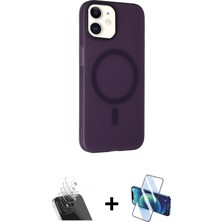 BUTİMAR'S iPhone 11 Çekirdek Modern Prime - Siyah 3D Antistatik Cam Ekran Koruyucu + Şeffaf Kamera Lens Koruma Cam