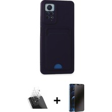BUTİMAR'S Redmi Note 11 Pro Vadi Çizgi Prime - Siyah 3D Antistatik Hayalet Cam Ekran Koruyucu + Şeffaf Kamera Lens Koruma Cam
