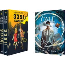 İndigo Kitap 3391 Km Serisi 2 Kitap Kutulu Ciltli ve Öyle Bir Uğradım 2 Yan Boyamalı Ciltli