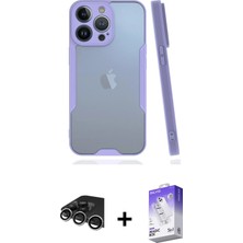 BUTİMAR'S iPhone 14 Pro Max Atlas Asil Serisi - Siyah Bilvis 5in1 3D Magic Cam Ekran Koruyucu + Gümüş Raze Metal Kamera Lens