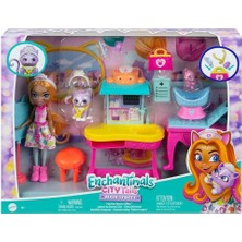 Kitabevimden Enchantimals Klinik Oyun Seti Şehirde Gezinti HLH22