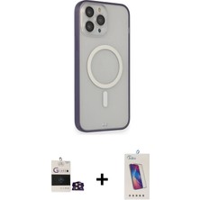 BUTİMAR'S iPhone 14 Pro Max Siluet Işık Koleksiyonu - Siyah Joko 5d Cam + Gold Bilvis Titan Kamera Lens