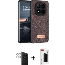 BUTİMAR'S Redmi Note 14 Pro 4g Vadi Klasik Serisi - Şeffaf Hayalet Polymer Nano Ekran Koruyucu + Gümüş Pvd Metal Kamera Lens