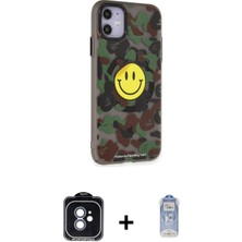 BUTİMAR'S iPhone 11 Nova Doku Koleksiyonu - Siyah Joko Magic 5d Cam + Mavi Pvd Metal Kamera Lens