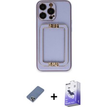 BUTİMAR'S iPhone 13 Pro Max Kozmos Minimal Prime - Siyah Bilvis 5in1 5d Magic Hayalet Cam Ekran Koruyucu + Açık Yeşil Metal Kamera Lens Koruma Cam