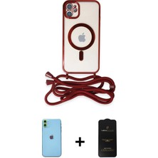 BUTİMAR'S iPhone 11 Eksen Özel Seri - Siyah 6d Antistatik Mat Seramik Hayalet Nano Ekran Koruyucu + Yeşil Neon Fosforlu Kamera Lens