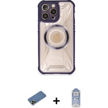 BUTİMAR'S iPhone 12 Pro Max Kutup Modern - Siyah Joko Magic 5d Cam + Gold Shine Kamera Lens Koruma Cam