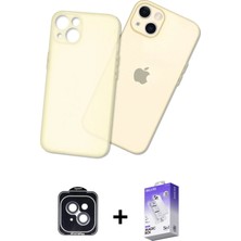 BUTİMAR'S iPhone 14 Atlas Minimal Prime - Siyah Bilvis 5in1 3D Magic Cam Ekran Koruyucu + Siyah Pvd Metal Kamera Lens