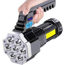 Twin Store 7 Başlıklı Çok Fonksiyonlu Şarjlı El Feneri HS30