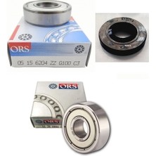 FullYedek Wfo 2460 Bosch Uyumlu Rulman Takımı , Çamaşır Makinesi Kazan Rulman Keçe Takım