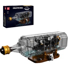 Mould King 10065 Siyah Korsanlar Şişe Içinde Gemi Yapım Seti | 2.206 Parça