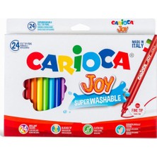 Kitabevimden Carioca Keçeli Boya Kalemi Joy Süper Yıkanabilir 24 Lü 40615