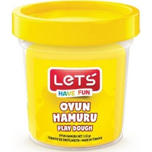 Kitabevimden Lets Oyun Hamuru Tek Renk Sarı 110 gr L8440-1