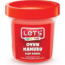 Kitabevimden Lets Oyun Hamuru Tek Renk Kırmızı 110 gr L8440-2