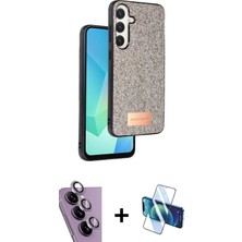 BUTİMAR'S Galaxy S24 Fe Vadi Klasik Serisi - Siyah 3D Antistatik Seramik Nano Ekran Koruyucu + Mor Raze Metal Kamera Lens