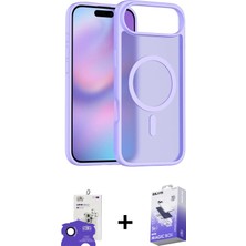 BUTİMAR'S iPhone 17 Air Siluet Minimal Prime - Siyah Bilvis 5in1 5d Magic Hayalet Cam Ekran Koruyucu + Siyah Bilvis Titan Kamera Lens