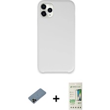 BUTİMAR'S iPhone 11 Pro Zirve Modern Özel Seri - Siyah 20D Premium Cam Ekran Koruyucu + Siyah Shine Kamera Lens Koruma Cam
