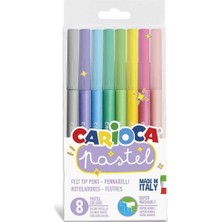 Kitabevimden Carioca Keçeli Boya Kalemi Yıkanabilir Pastel Süper 8 Li 43032
