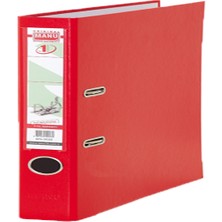 Kitabevimden Manu Büro Klasör Geniş Plastik Kırmızı 2030
