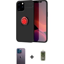 BUTİMAR'S iPhone 12 Pro Max Yankı Form Prime - Siyah Joko Magic 5d Hayalet Cam + Mavi Neon Fosforlu Kamera Lens