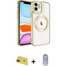 BUTİMAR'S iPhone 11 Nova Işık Özel Seri - Siyah Joko Magic 5d Cam + Kırmızı Rainbow Kamera Lens Koruma Cam