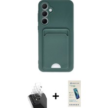 BUTİMAR'S Galaxy A35 5g Vadi Çizgi Prime - Şeffaf Pasifik Cam Ekran Koruyucu + Şeffaf Kamera Lens Koruma Cam