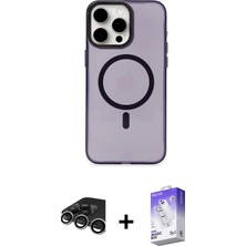 BUTİMAR'S iPhone 15 Pro Max Eksen Işık Prime - Siyah Bilvis 5in1 3D Magic Cam Ekran Koruyucu + Gümüş Raze Metal Kamera Lens