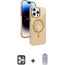 BUTİMAR'S iPhone 16 Pro Max Nova Modern Prime - Siyah Joko Magic 5d Cam + Gümüş Pvd Metal Kamera Lens