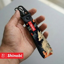 Kitsune Keychain - Mitoloji Manga Kancalı Kumaş Anahtarlık