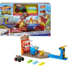 Kitabevimden Hot Wheels Monster Trucks Patlama Istasyonu Oyun Seti