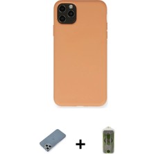 BUTİMAR'S iPhone 11 Pro Max Ahenk Serisi - Siyah Joko Magic 5d Hayalet Cam + Gümüş Metal Kamera Lens Koruma Cam