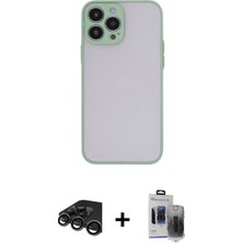 BUTİMAR'S iPhone 15 Pro Max Ahenk Çizgi Serisi - Siyah Vanessa Magic Hayalet Cam + Titanyum Gri Raze Metal Kamera Lens