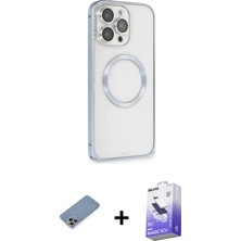 BUTİMAR'S iPhone 13 Pro Max Ahenk Işık Serisi - Siyah Bilvis 5in1 5d Magic Hayalet Cam Ekran Koruyucu + Gökkuşağı Shine Kamera Lens Koruma Cam