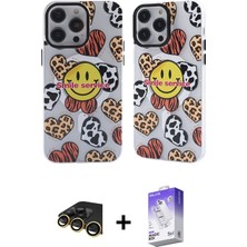 BUTİMAR'S iPhone 13 Pro Max Nova Doku Koleksiyonu - Siyah Bilvis 5in1 3D Magic Cam Ekran Koruyucu + Gold Raze Metal Kamera Lens