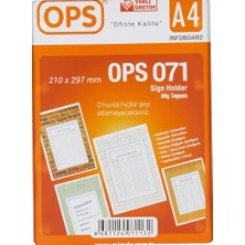 Kitabevimden Ops Afiş Taşıyıcı A4 Duvar Tipi Dp 071