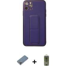 BUTİMAR'S iPhone 11 Pro Max Akış Doku - Siyah Joko Magic 5d Hayalet Cam + Gold Metal Kamera Lens Koruma Cam