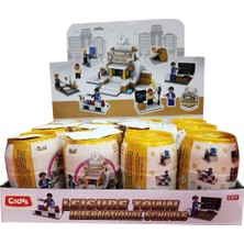 Kitabevimden Ctoy Oyuncak Mini Bloklar Okul 12 Li Stant CTOY-755