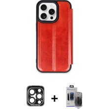 BUTİMAR'S iPhone 15 Pro Max Zirve Yansıma Serisi - Siyah Vanessa Magic Hayalet Cam + Lacivert Pvd Metal Kamera Lens