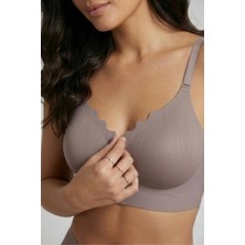 YMÇ Premium Dokulu ve Şekillendirici Iz Yapmayan Lazer Kesim Özel Dalga Detaylı Destekleyici Sütyen