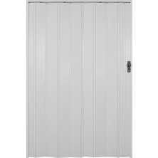 Penguen Akordiyon Kapı Beyaz Renk Camsız 12 mm - En 132 cm * Boy 231 cm