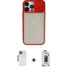 BUTİMAR'S iPhone 13 Pro Max Vadi Çizgi - Siyah Bilvis Hayalet Cam Ekran Koruyucu + Gökkuşağı Shine Kamera Lens