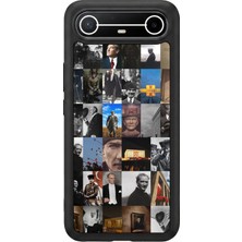 Aksel Kılıf Tecno Spark Slim 5g Uyumlu Baskılı, Mat Siyah,yumuşak Silikon, Koruyucu,şok Emici Kapak,kılıf