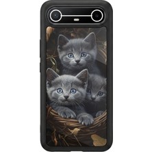 Aksel Kılıf Tecno Spark Slim 5g Uyumlu Baskılı, Mat Siyah,yumuşak Silikon, Koruyucu,şok Emici Kapak,kılıf