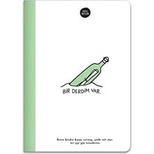 Kitabevimden Hisli Şeyler Defter A5 80 Yp Renkli Syf Çizgili Yeşil 500643-99